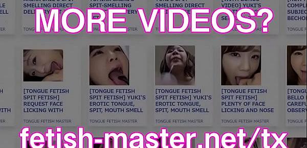 trendsJapanese Asian Tongue Spit Face Nose Licking Sucking Kissing Handjob Fetish - More at fetish-master.net